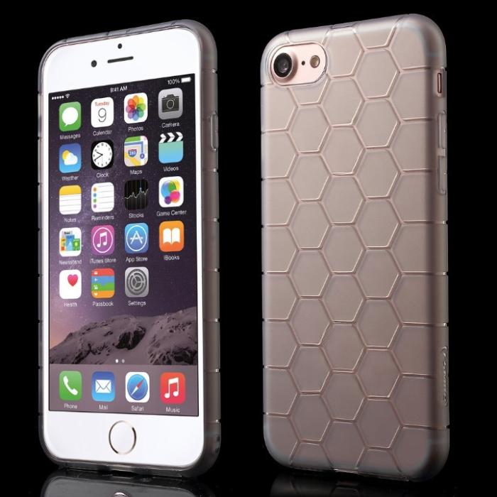 OEM - TPU i-smile skal till iPhone 7/8/SE 2020 - Grå