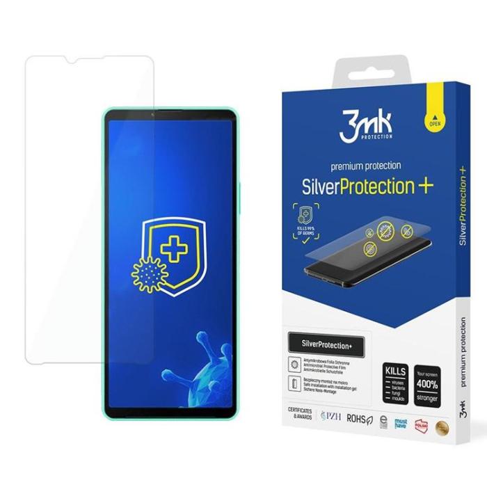 3MK - 3Mk Sony Xperia 10 IV Plastfilm skärmskydd Silver Protection+