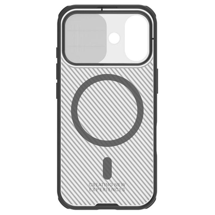 Nillkin - NILLKIN iPhone 17 Mobilskal MagSafe Med Kamera Slider - Svart