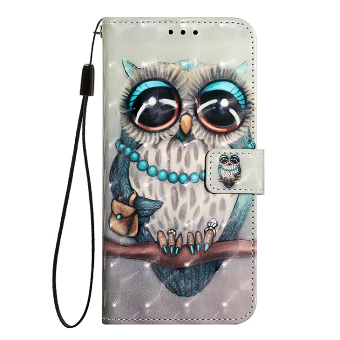 A-One Brand - iPhone 16 Pro Max Plånboksfodral Printing Pattern Med Rem