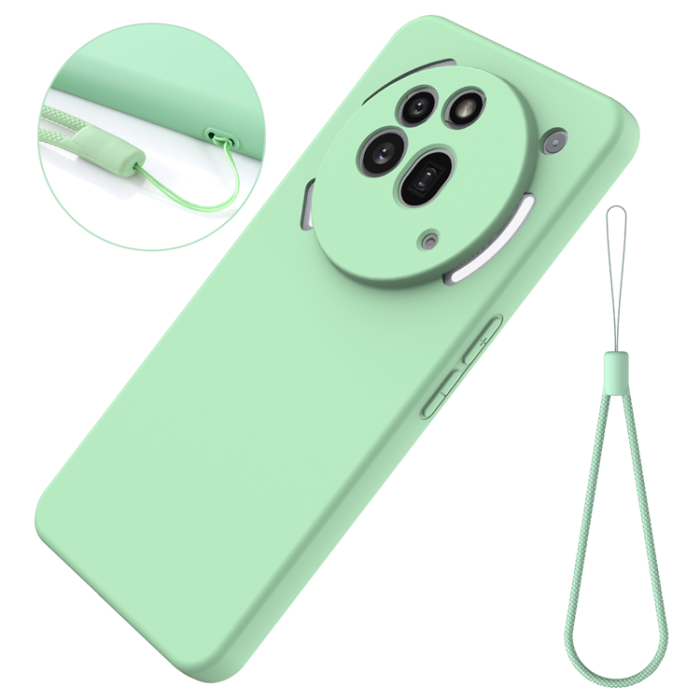 A-One Brand - Nothing Phone (3a) Pro Mobilskal Liquid Silikon med Handrem