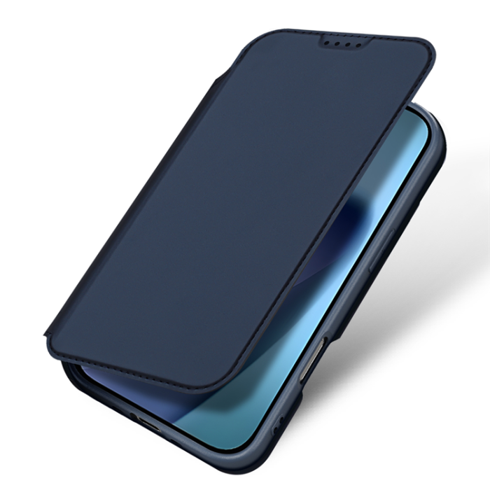Dux Ducis - Dux Ducis iPhone 17 Air Plånboksfodral Skin Pro Läder - Blå