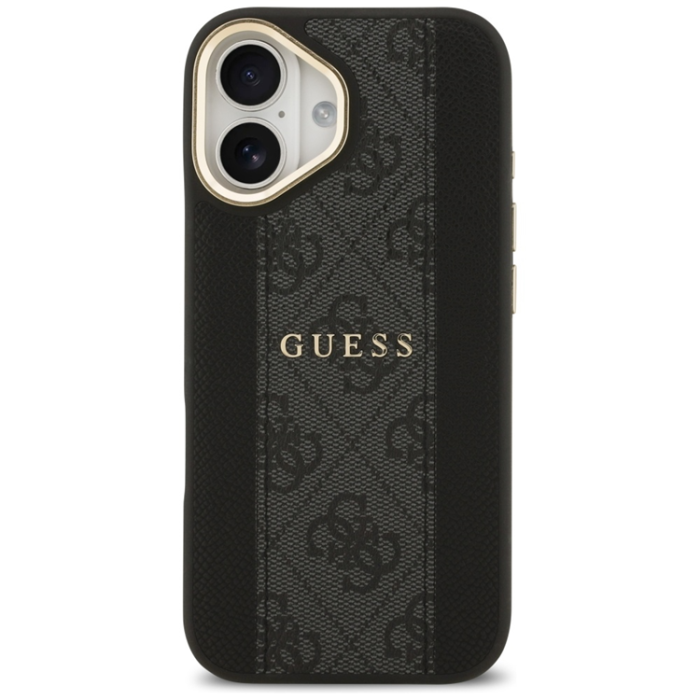 Guess - Guess iPhone 17 Mobilskal Magsafe Stripe - Svart