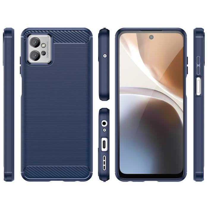 OEM - Realme C35 Skal Carbon silicone - Svart