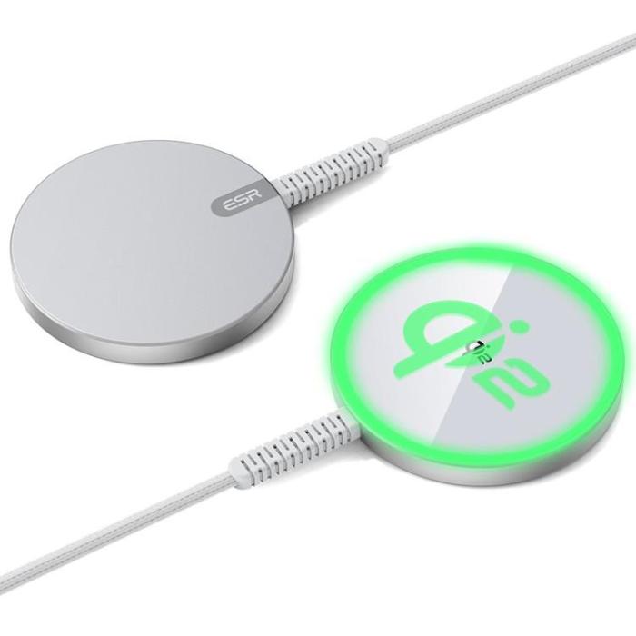 UTGATT - ESR Qi2 Magsafe Trådlös Laddare 15W Halolock Mini Magnetic