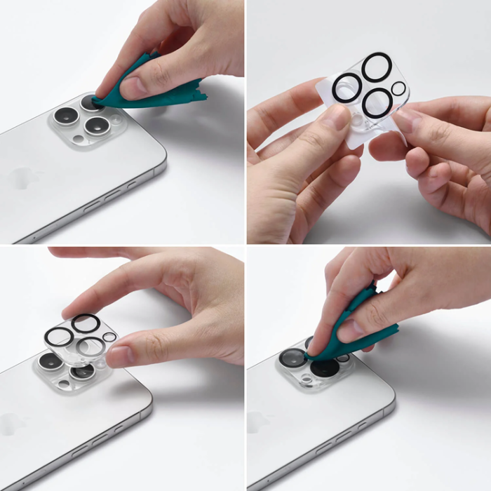 Hama - Hama iPhone 16/16 Plus Kameralinsskydd Härdat glas