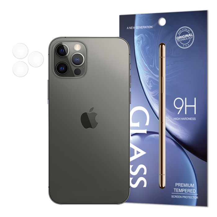UTGATT5 - 9H Linsskydd Härdat glas iPhone 13 Pro / 13 Pro Max