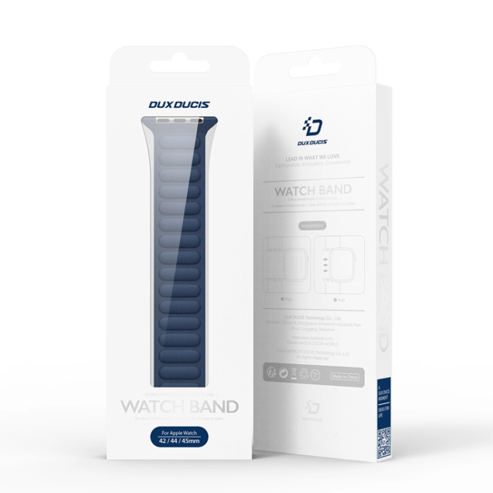 Dux Ducis - Dux Ducis Apple Watch (38/40/41mm) Armband BL Magnetic - Blå