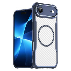 A-One Brand - iPhone 17 Air Mobilskal MagSafe Carbon Fiber - Blå