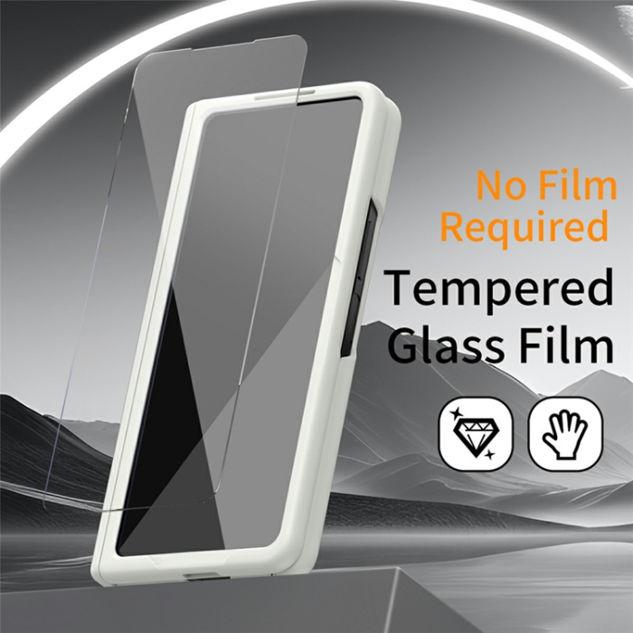 A-One Brand - Galaxy Z Fold 7 Mobilskal Kickstand Hard PC Anti-Drop - Vit