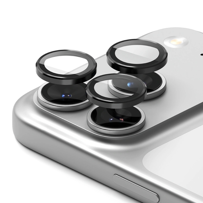 Ringke - [2-Pack] Ringke iPhone 17 Pro/17 Pro Max Härdat Glas Kameraskydd - Svart