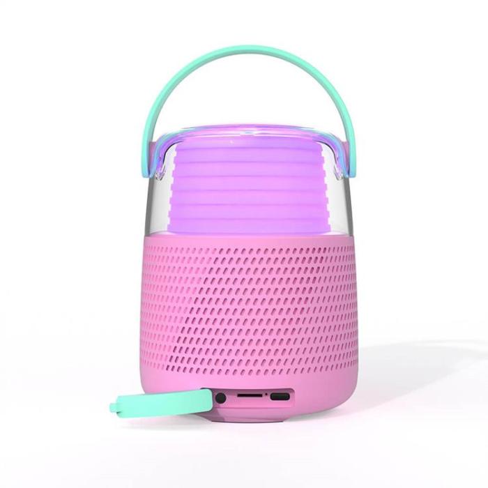 MOB - MOBILITY ON BOARD Högtalare Karaoke Kit Mic LED - Rosa