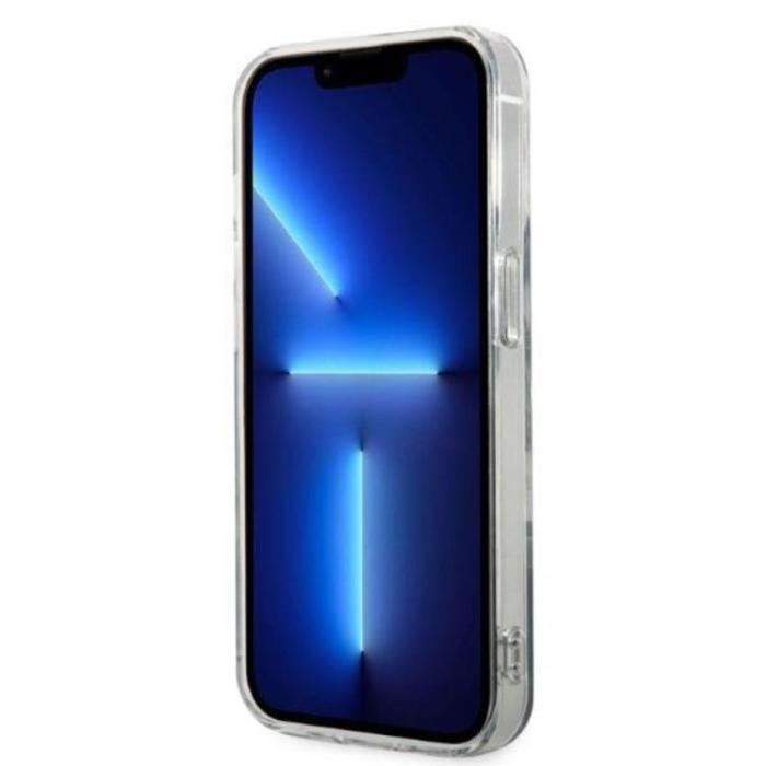 Guess - GUESS iPhone 14 Pro Magsafe Skal Jungle + Trådlös Laddare - Grön