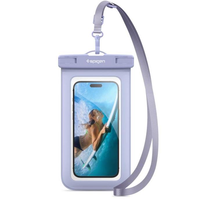UTGATT - Spigen Vattentätt Universalt Mobilfodral - Aqua Blå