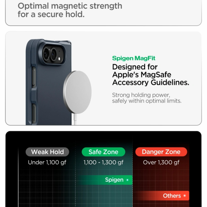Spigen - Spigen Mobilskal För iPhone Duo Magsafe Tough Armor - Metal Slate
