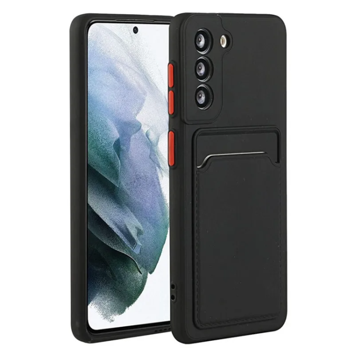 A-One Brand - Galaxy S23 Plus Mobilskal Korthållare TPU - Svart