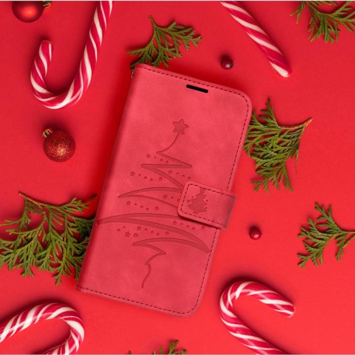 UTGATT1 - Forcell MEZZO Plånboksfodral till XIAOMI Redmi Note 10 / 10S - Röd