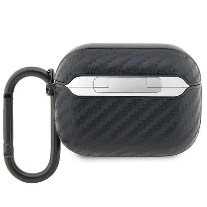 BMW - BMW Airpods Pro Skal Carbon Double Metal Logo - Svart