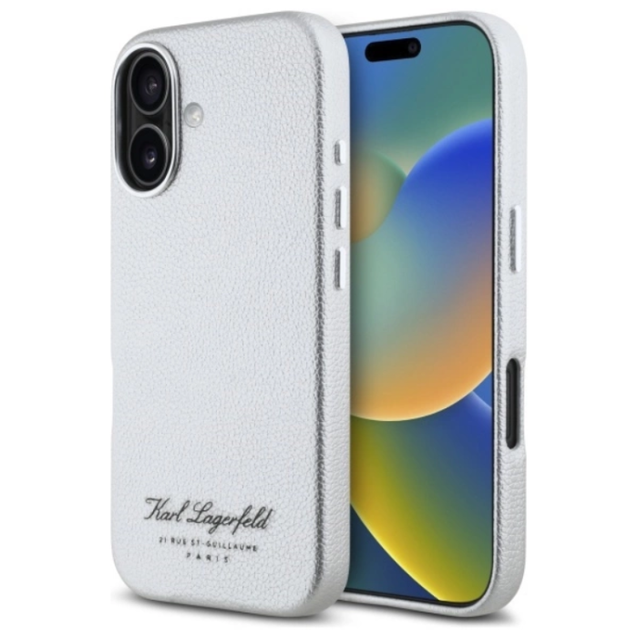 KARL LAGERFELD - Karl Lagerfeld iPhone 16 Mobilskal Hotel RSG - Grå