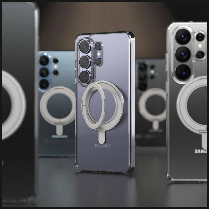 Araree - Araree Mobilskal För Galaxy S26 Ultra MagSafe Duple M Stand - Clear