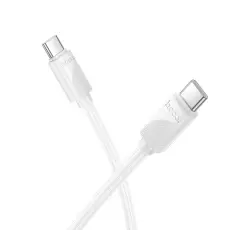 Hoco - Hoco USB-C - USB-C 60W 3A Kabel 1m X114 - Vit