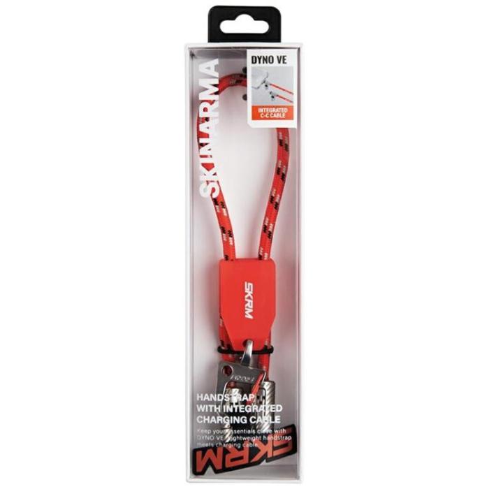 Skinarma - Skinarma 2in1 USB-C Till USB-C Kabel Handled Lanyard Dyno Ve - Röd