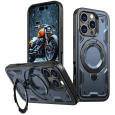 N/A - iPhone 16 Pro Max Skal Plast Milit&auml;rt Skydd - Bl&aring;