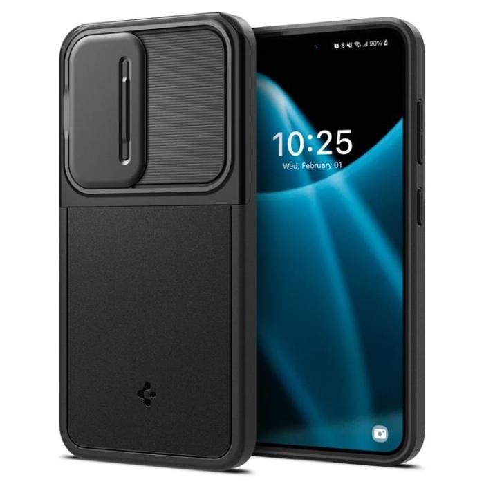 Spigen - Spigen Galaxy S24 FE Mobilskal Optik Armor - Svart
