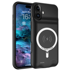 A-One Brand - iPhone 16 Plus Batteriskal Magsafe 7000mAh B19 - Svart