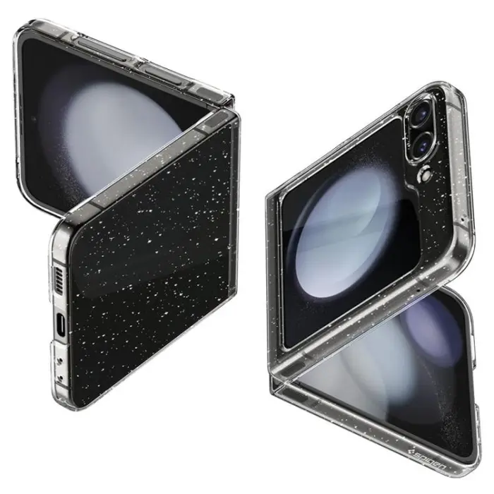 UTGATT - Spigen Galaxy Z Flip 5 Mobilskal Air Skin - Glitter Clear