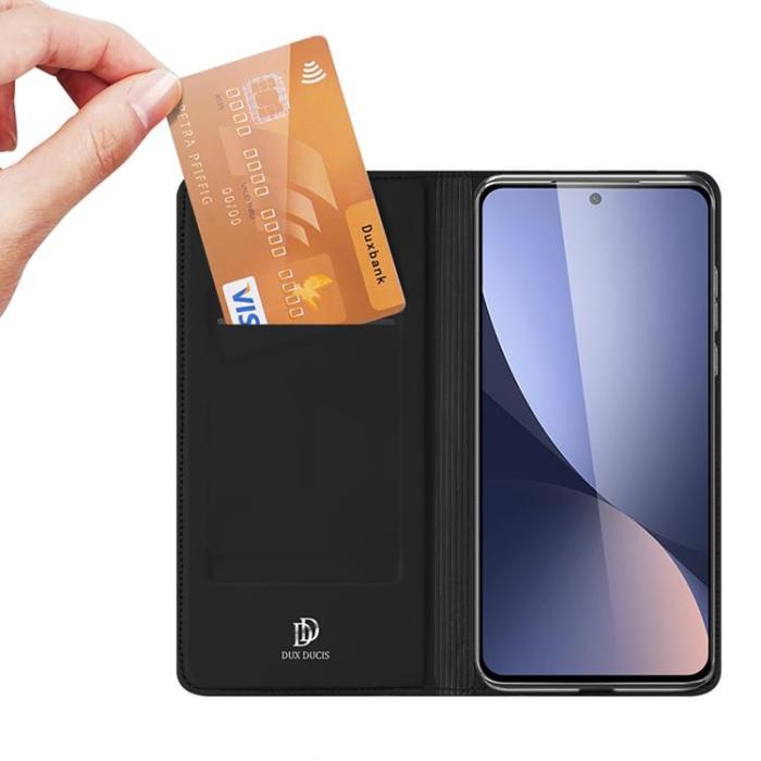 Dux Ducis - DUX DUCIS Skin Series Plånboksfodral Xiaomi 12 Pro - Svart