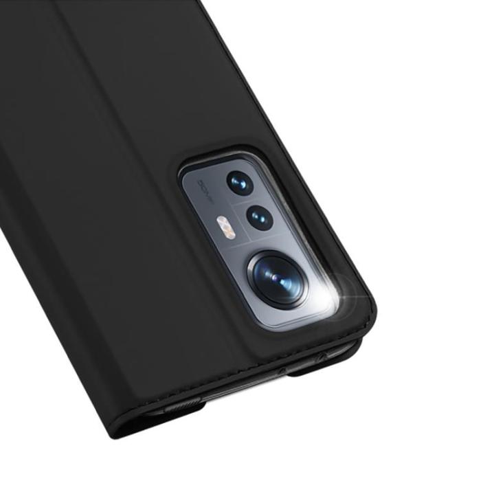 Dux Ducis - DUX DUCIS Skin Series Plånboksfodral Xiaomi 12 Pro - Svart