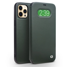 QIALINO - QIALINO iPhone 12 Pro Max Fodral Äkta Läder Cowhide