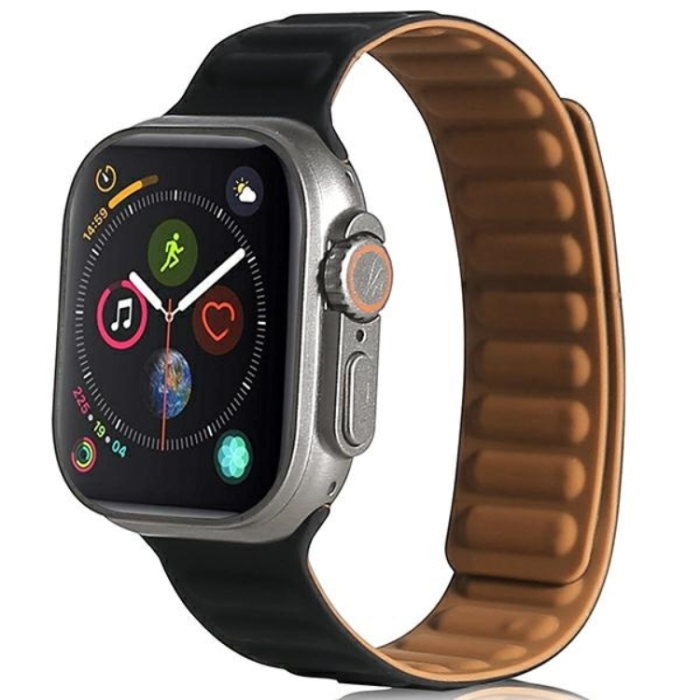 Beline - Beline Apple Watch (42/44/45/49mm) Armband Magnetic - Svart