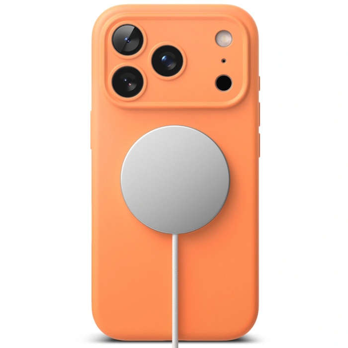 Ringke - Ringke iPhone 17 Pro Mobilskal Magsafe Magnetic Silikon - Tangerine