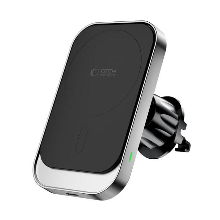 Tech-Protect - Tech-Protect Bilhållare Magsafe Magnetic Trådlös Laddare 15W