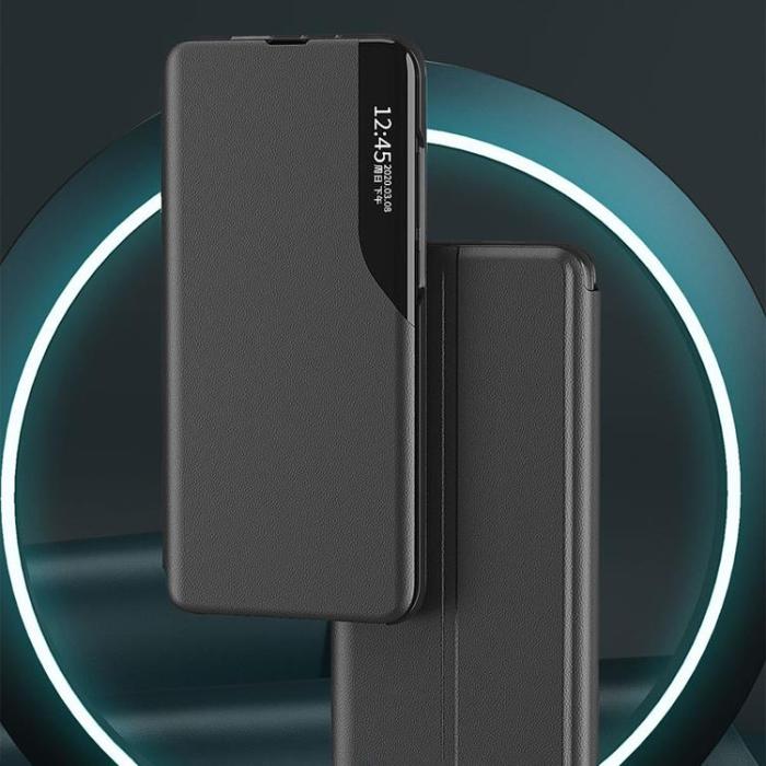 OEM - Eco Läder View Fodral Xiaomi Poco X4 NFC 5G - Svart