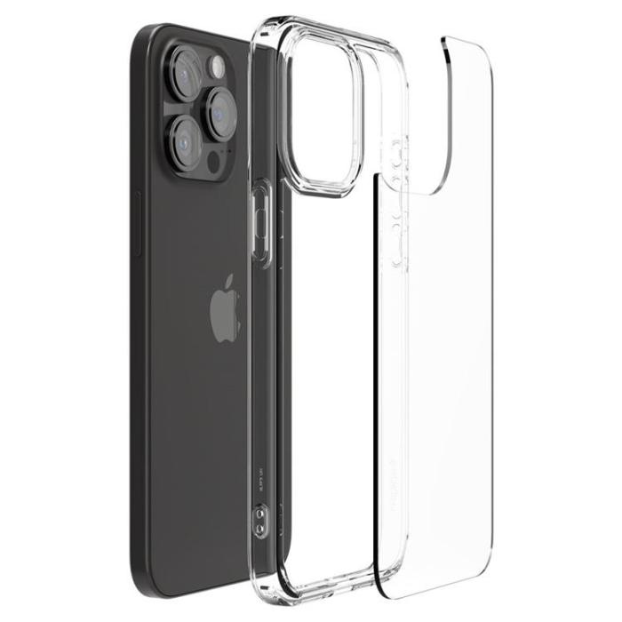 Spigen - Spigen iPhone 15 Pro Mobilskal Ultra Hybrid - Crystal Clear