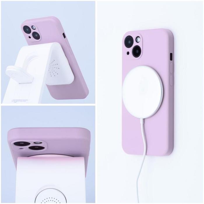 OEM - iPhone 16 Plus Mobilskal MagSafe Silikon - Rosa