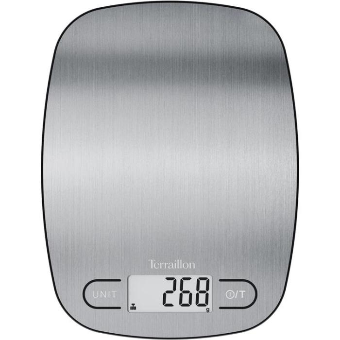 Terraillon - Terraillon Köksvåg Classic Inox 14mm tunn, 5 kg