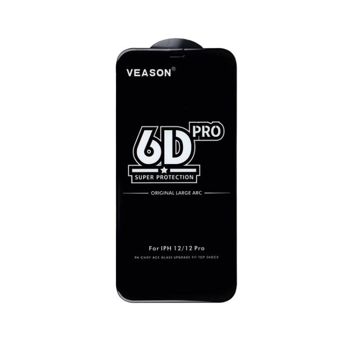 OEM - Veason Galaxy S24 Ultra Härdat Glas Skärmskydd 6D - Svart