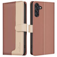 BINFEN COLOR - BINFEN Samsung Galaxy A35 5G Fodral RFID Skydd - Brun