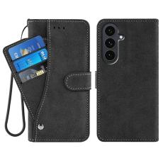 OEM - Samsung Galaxy S26 Pl&aring;nboksfodral Retro Konstl&auml;der - Svart