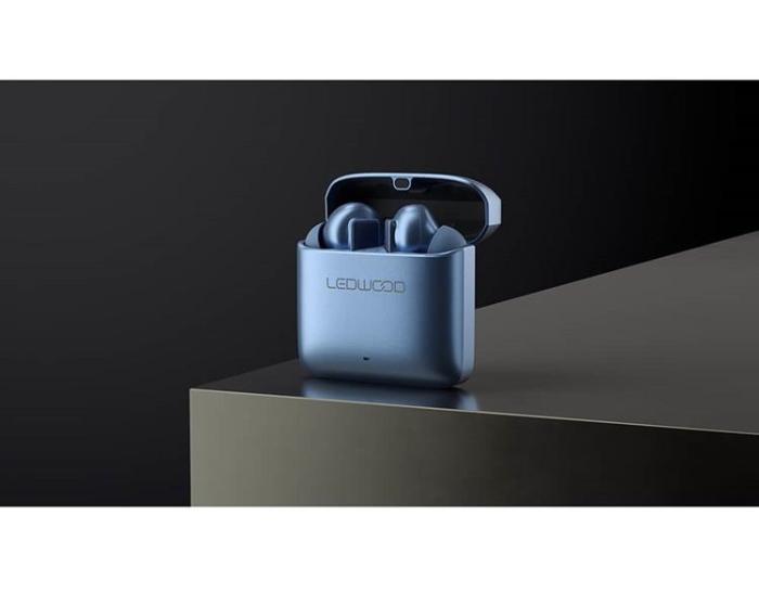 Ledwood - LEDWOOD Hörlur Titan TWS True Wireless In-Ear - Blå