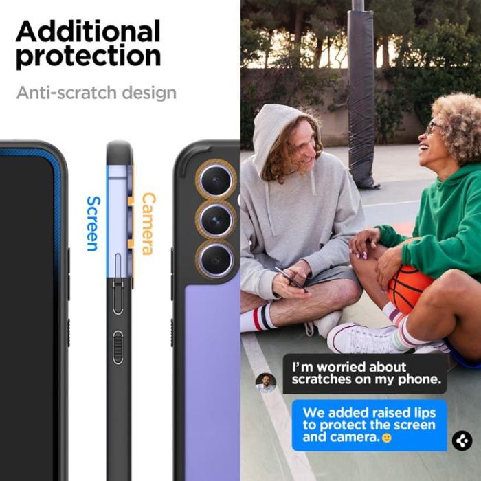 UTGATT - Spigen Galaxy A54 5G Mobilskal Ultra Hybrid - Matte Svart