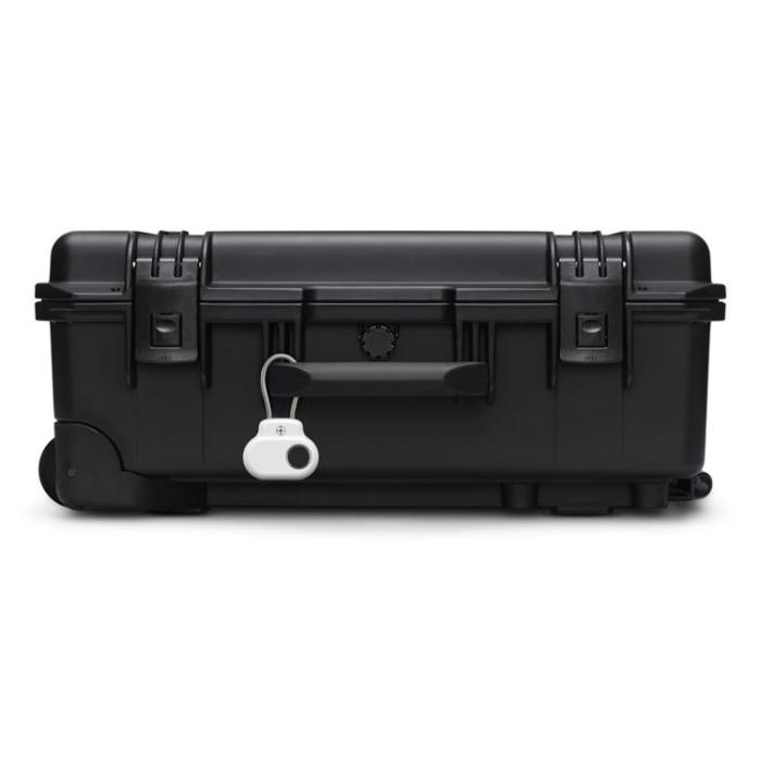 OEM - Galaxy SmartTag 1/2 Skal Silikon med Ståltråd Spårningsenhet Tillbehör - Vit