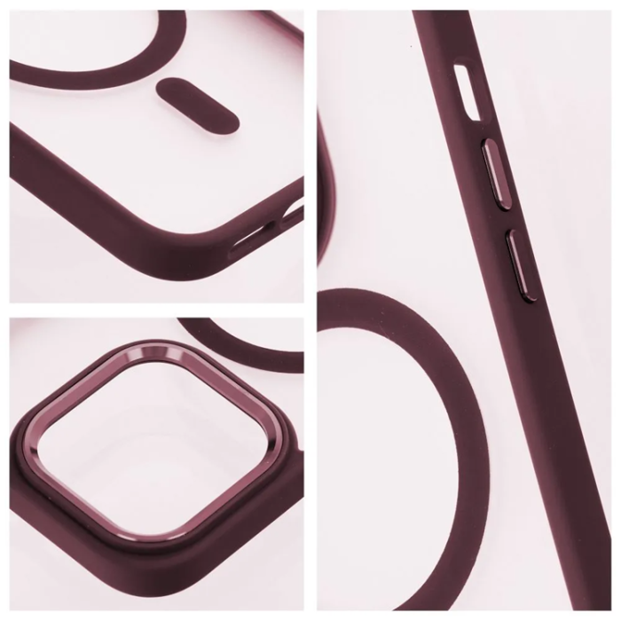 OEM - iPhone 13 Pro Mobilskal Magsafe Matte - Röd