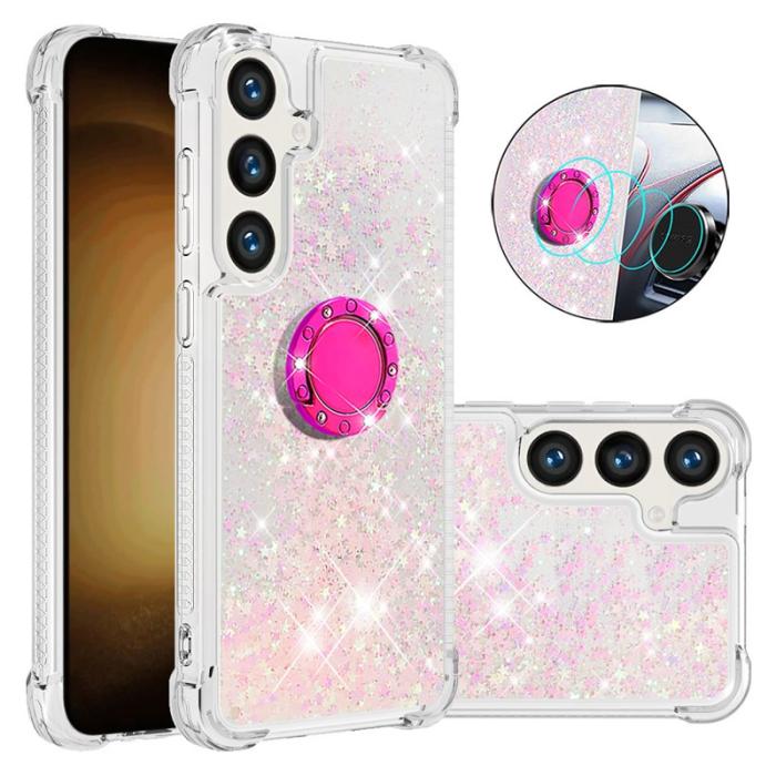 OEM - Mobilskal för Samsung Galaxy S26 Plus TPU Kickstand - Rosa