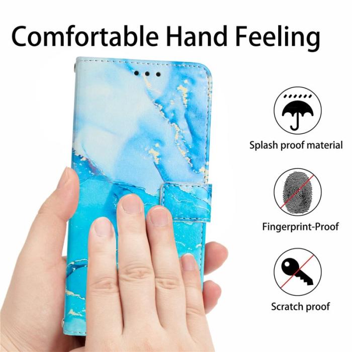 OEM - Plånboksfodral för Samsung Galaxy S26 Ställfunktion Konstläder - Blå/Grön