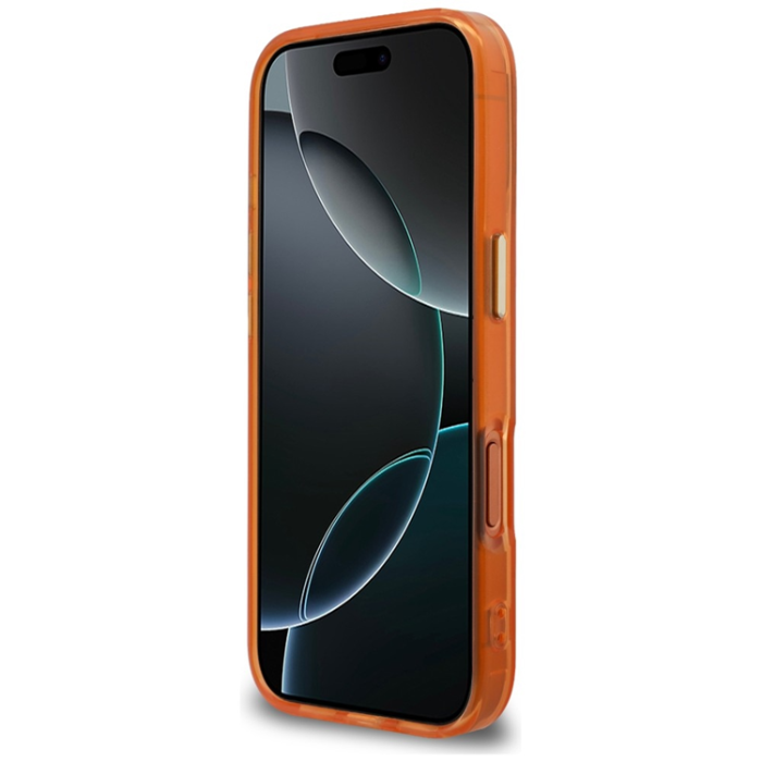 KARL LAGERFELD - Karl Lagerfeld iPhone 17 Pro Mobilskal Magsafe IML K Head Logo - Orange